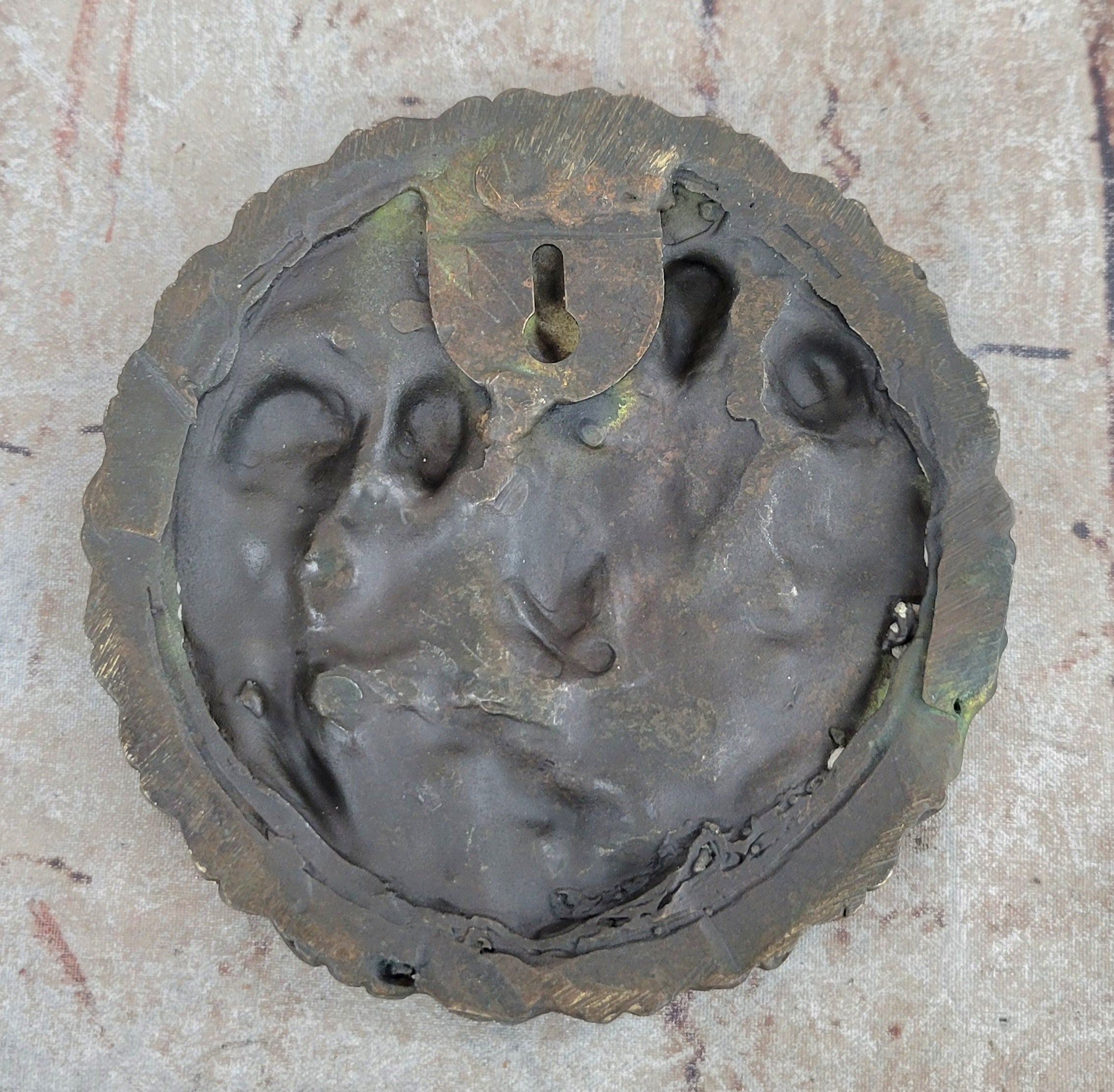 Bronze Nativity Scene Wall Plaque - Jesus Christ Art