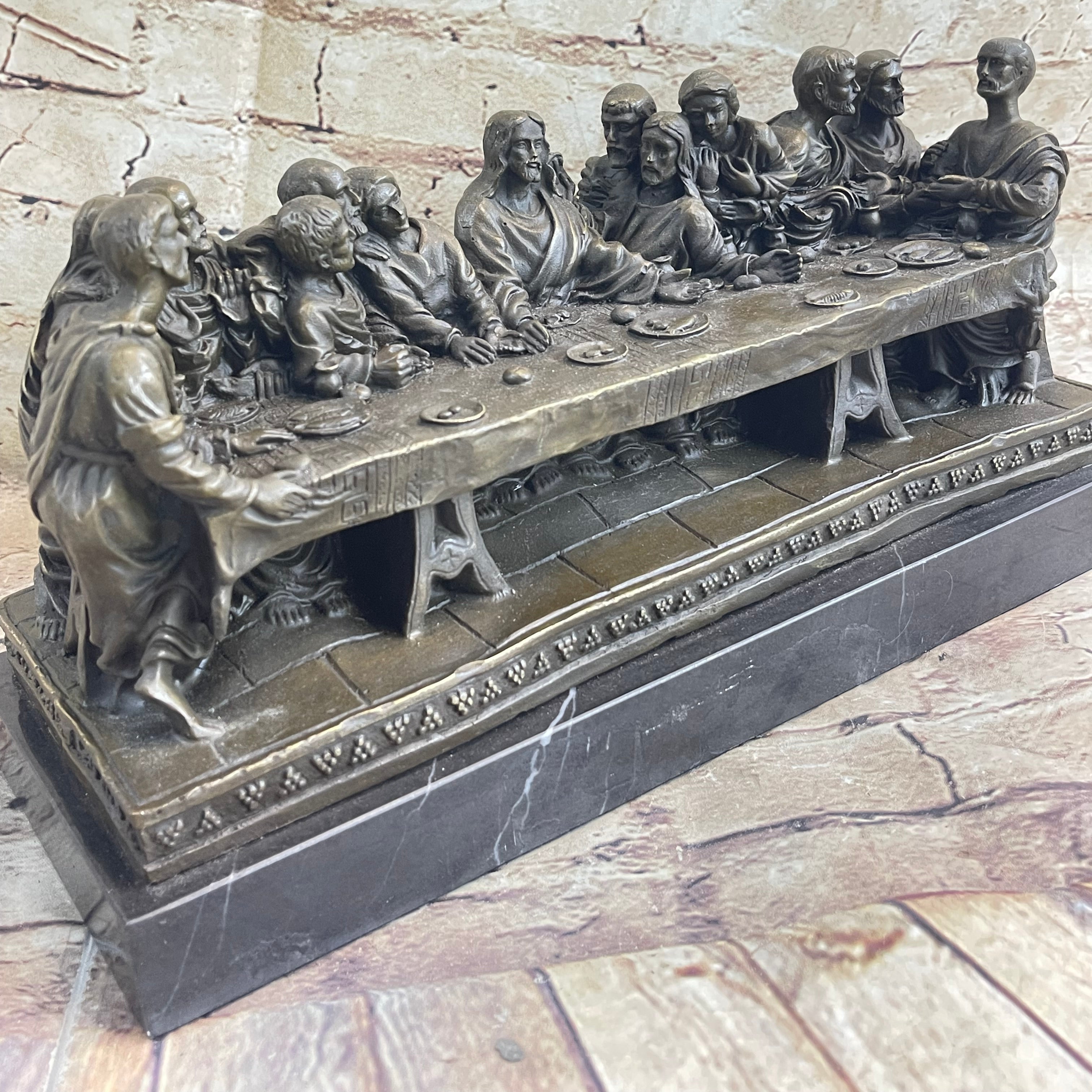 The Last Supper - Bronze Sculpture - Jesus Christ