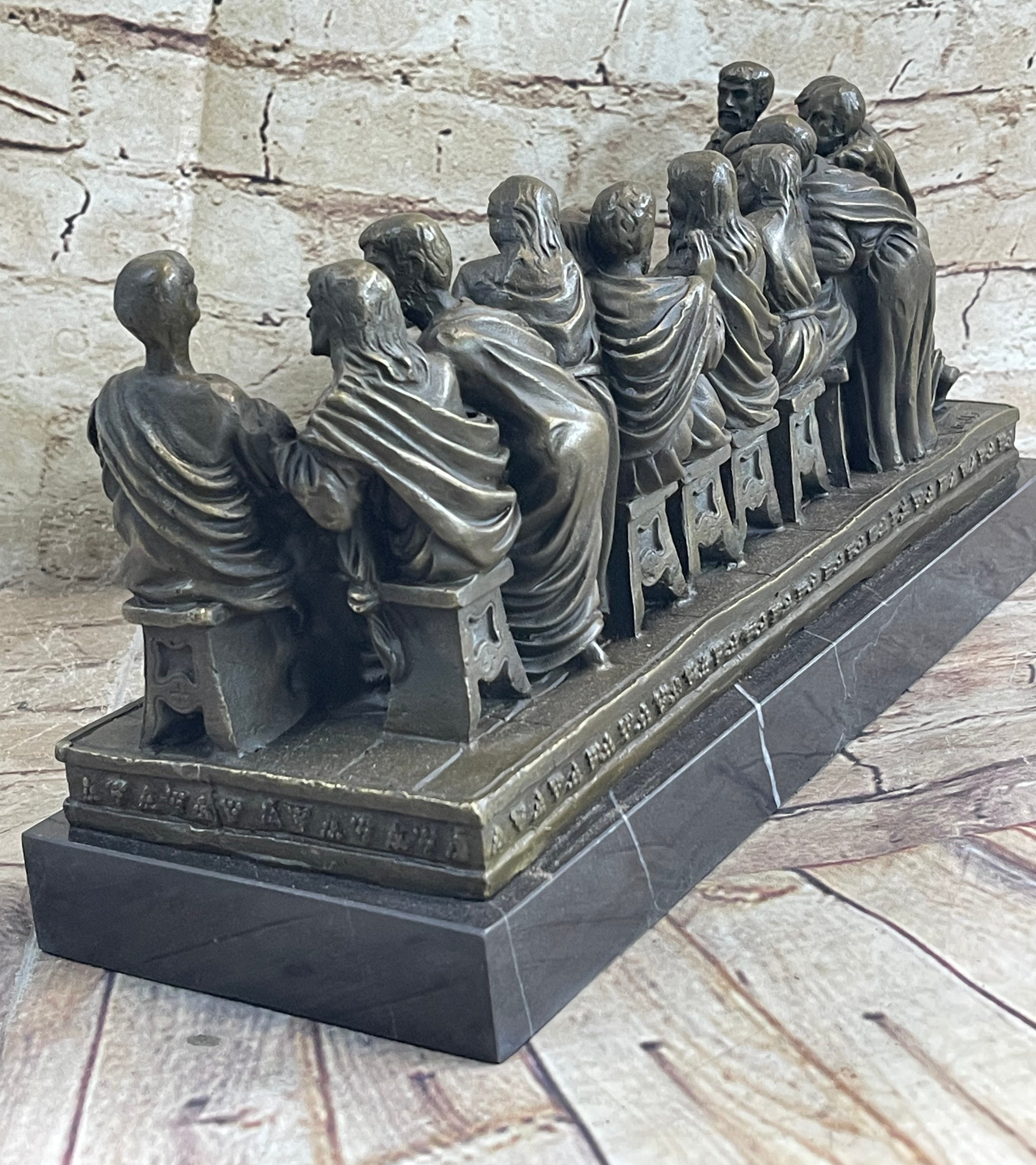 The Last Supper - Bronze Sculpture - Jesus Christ