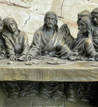 The Last Supper - Bronze Sculpture - Jesus Christ