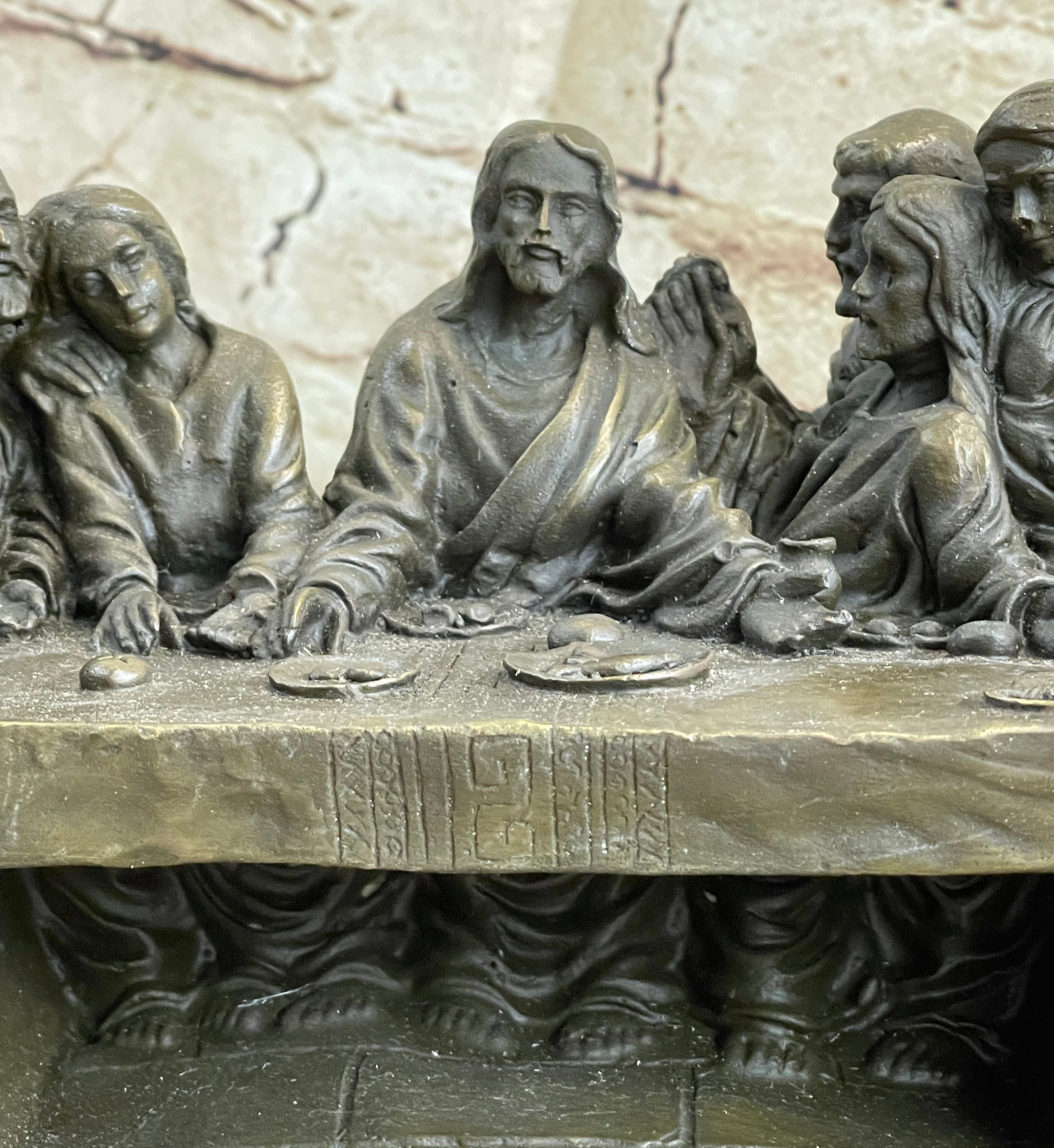 The Last Supper - Bronze Sculpture - Jesus Christ