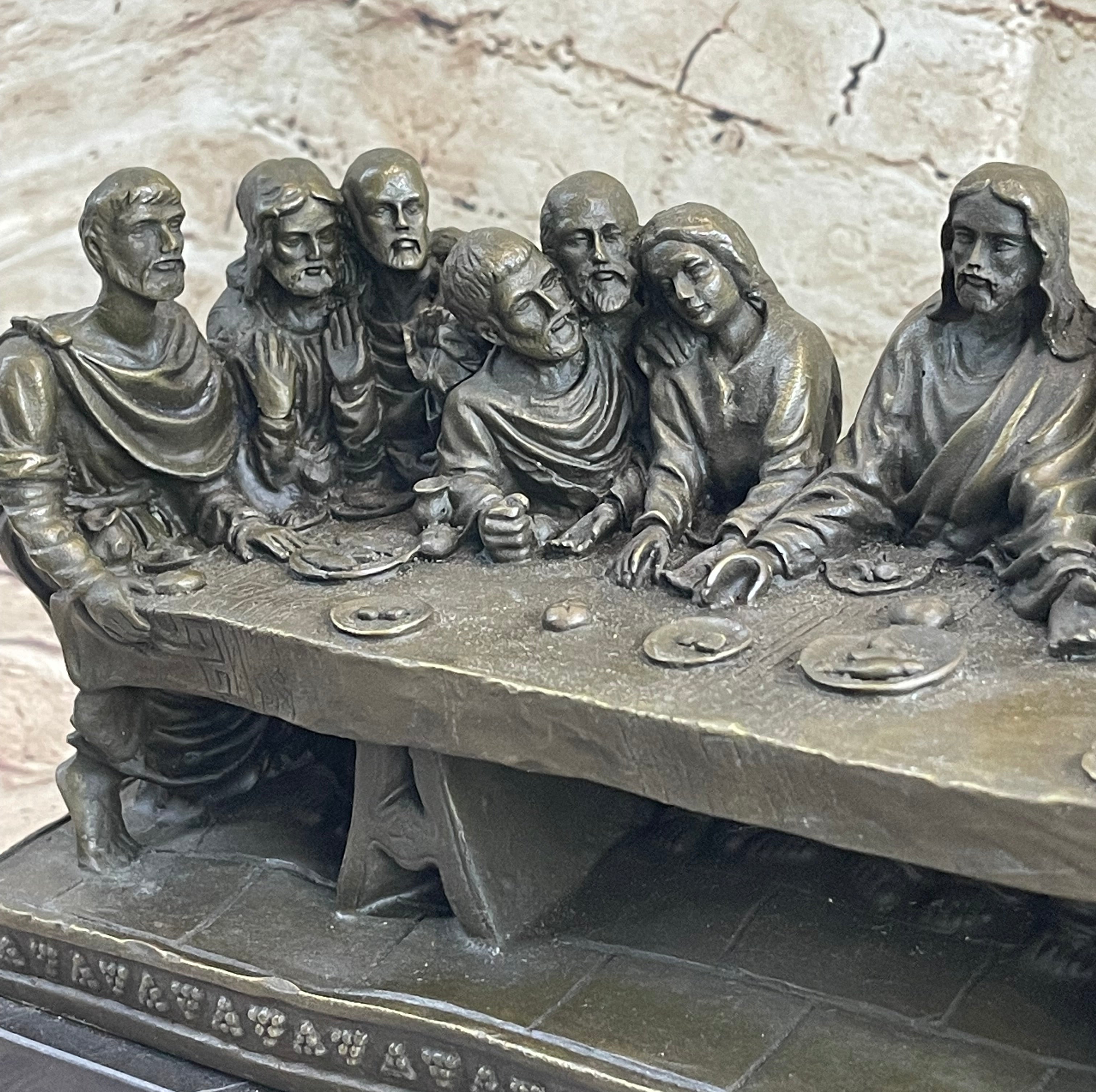 The Last Supper - Bronze Sculpture - Jesus Christ