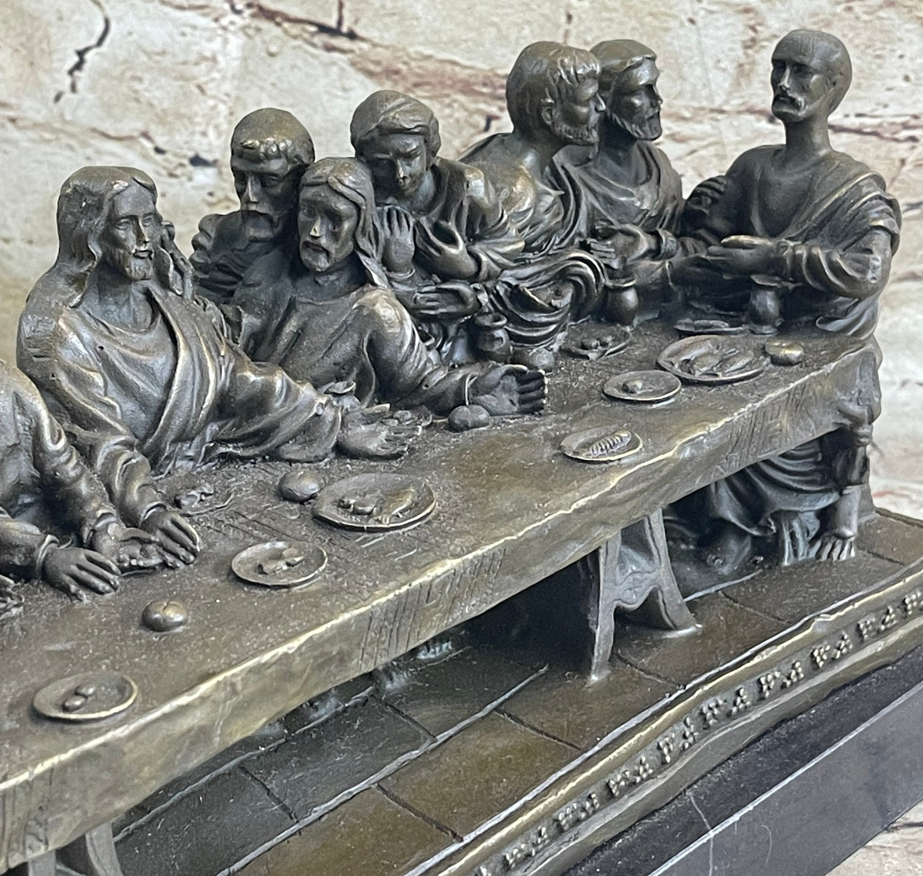 The Last Supper - Bronze Sculpture - Jesus Christ