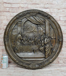 The Last Supper Bronze Metal Wall Hanging Art Plaque