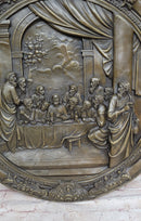 The Last Supper Bronze Metal Wall Hanging Art Plaque