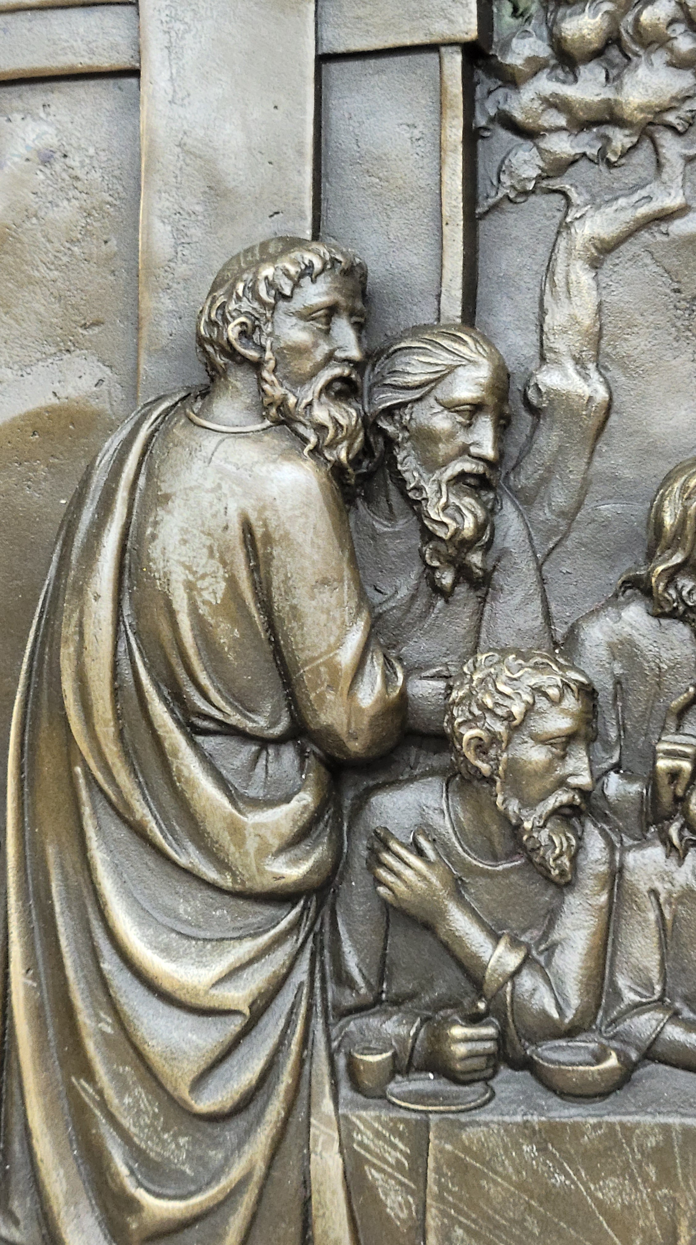 The Last Supper Bronze Metal Wall Hanging Art Plaque
