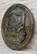 The Last Supper Bronze Metal Wall Hanging Art Plaque