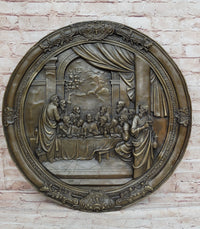 The Last Supper Bronze Metal Wall Hanging Art Plaque