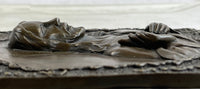 Valli Hand Crafted Wall Mount Jesus Portrait Bronze Sculpture NR
