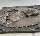Valli Hand Crafted Wall Mount Jesus Portrait Bronze Sculpture NR