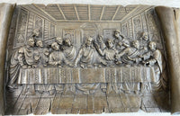 Da Vinci Last Supper Bronze Bas Relief Wall Art