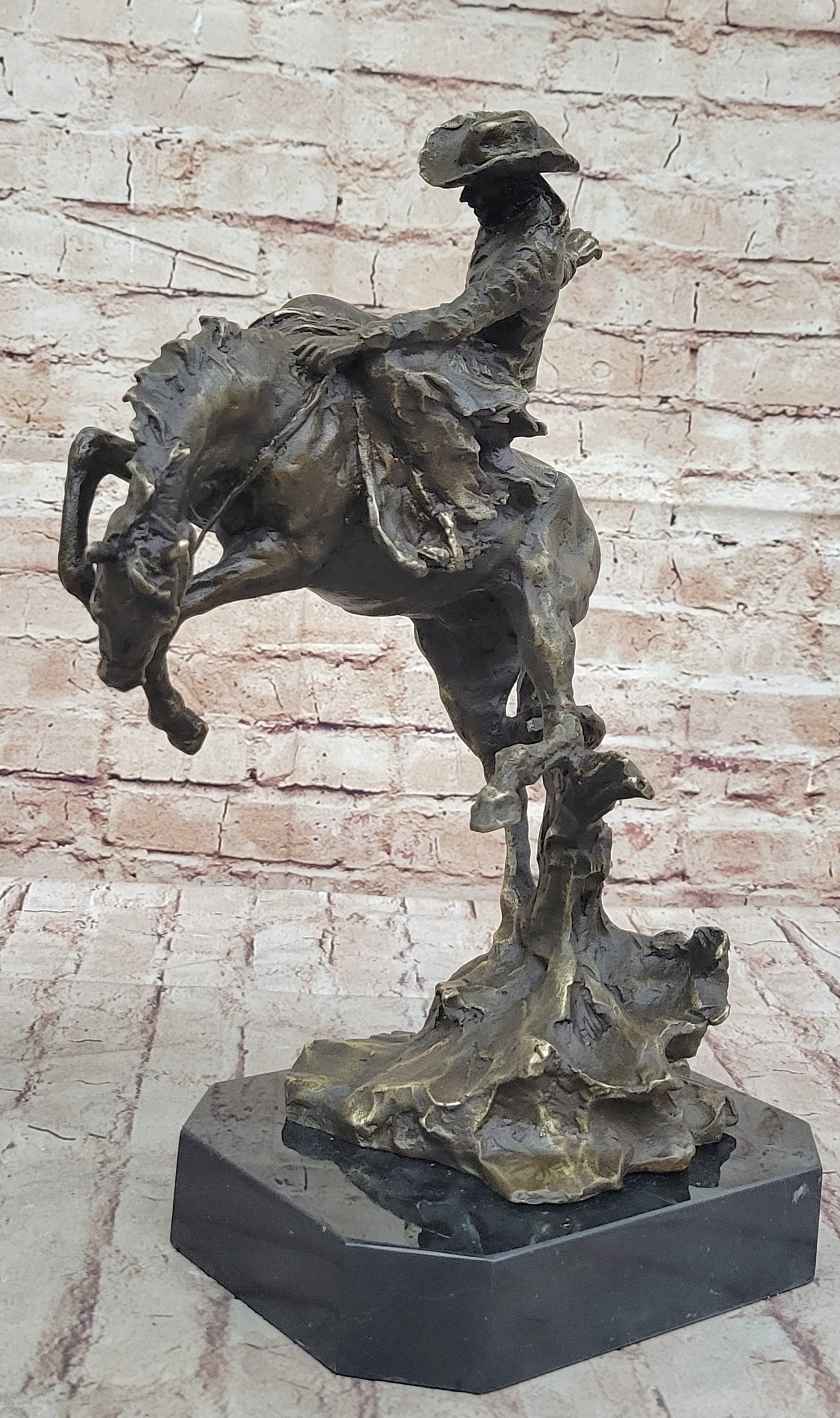 Bronco Buster Bronze Sculpture Remington
