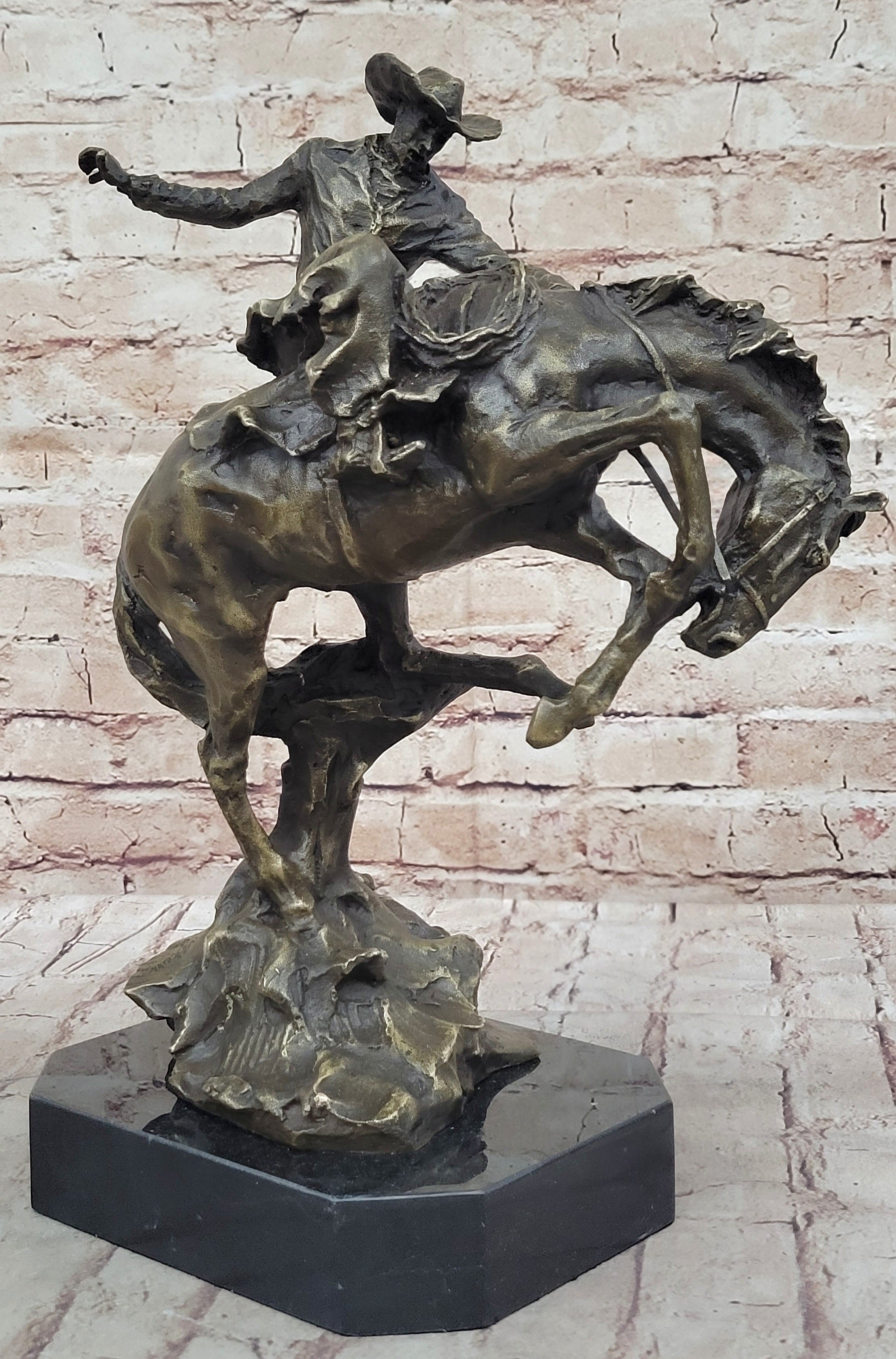 Bronco Buster Bronze Sculpture Remington
