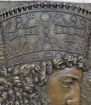 Cyrus The Great Persia Dynasty Wall Mount Bronze Sculpture Signed