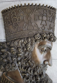 Achaemenid Persian King Cyrus the Great Bronze Metal Sculpture
