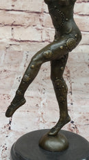 Chiparus Art Deco Bronze Dancer 12" x 9" Sculpture