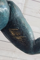 Modern Art Curvy Woman Bronze Figure 18" x 14"
