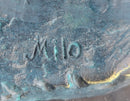 Modern Art Curvy Woman Bronze Figure 18" x 14"