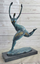 Modern Art Curvy Woman Bronze Figure 18" x 14"