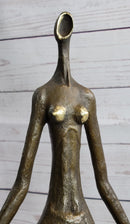 Hot Cast Milo Abstract Female Botero Tribute Bronze Sculpture