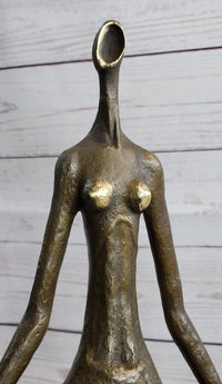 Hot Cast Milo Abstract Female Botero Tribute Bronze Sculpture