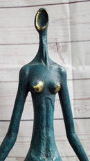 Signed Bronze Sculpture Curvy Wide Waist Figure Boteroismo 15" x 11"
