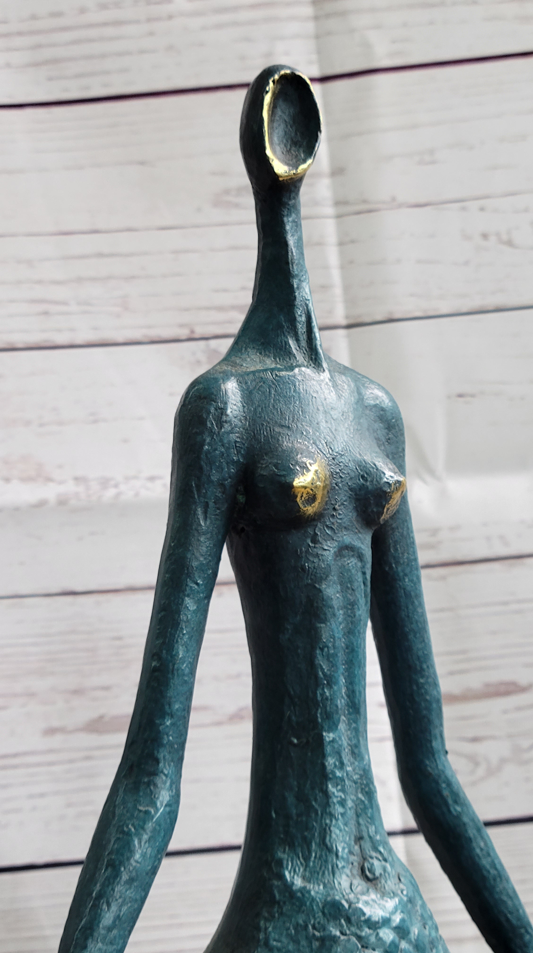Signed Bronze Sculpture Curvy Wide Waist Figure Boteroismo 15" x 11"