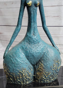 Signed Bronze Sculpture Curvy Wide Waist Figure Boteroismo 15" x 11"