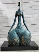 Signed Bronze Sculpture Curvy Wide Waist Figure Boteroismo 15" x 11"