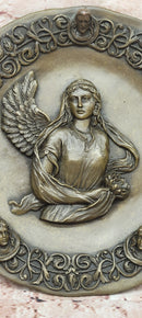 Signed Guardian Angel by Valli Bronze Wall Mount