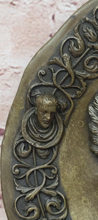 Signed Guardian Angel by Valli Bronze Wall Mount