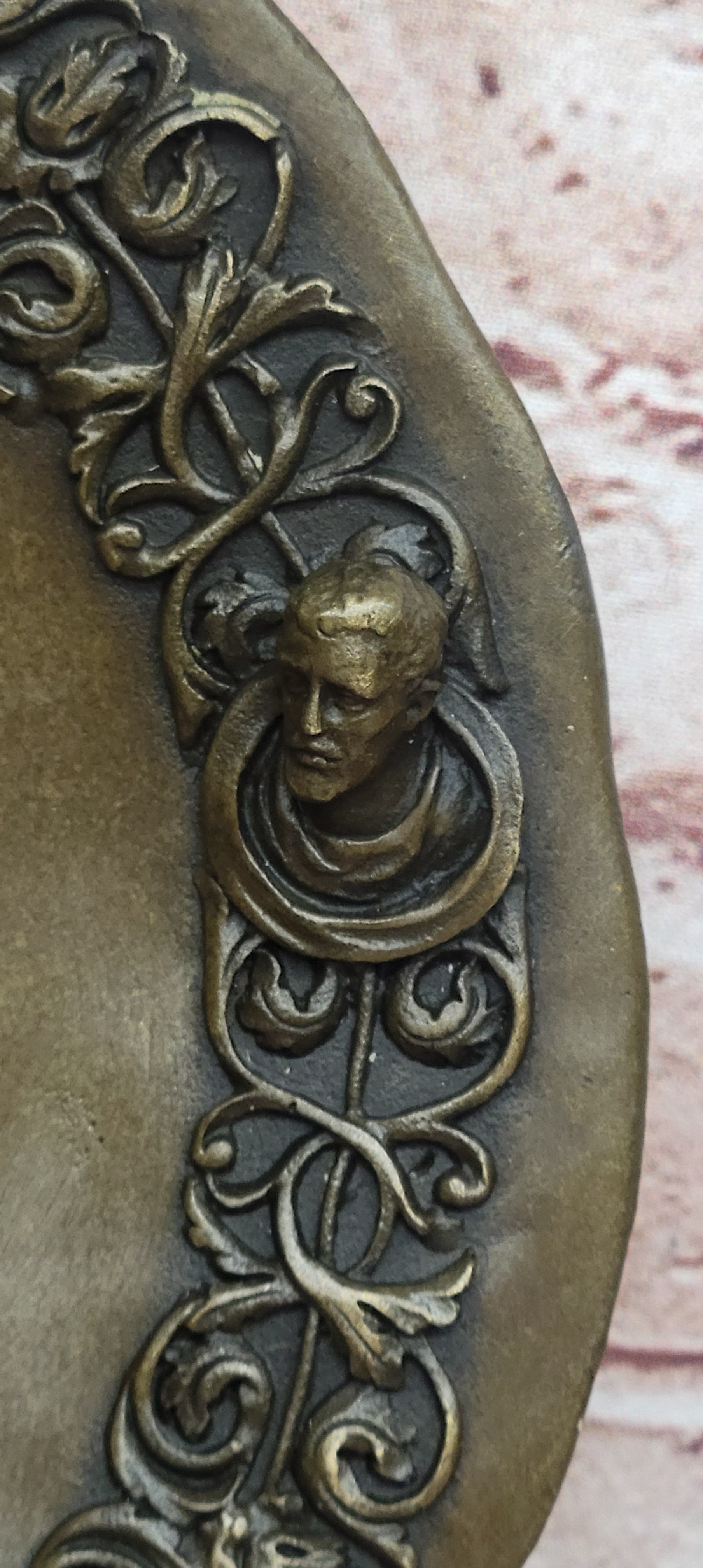 Signed Guardian Angel by Valli Bronze Wall Mount