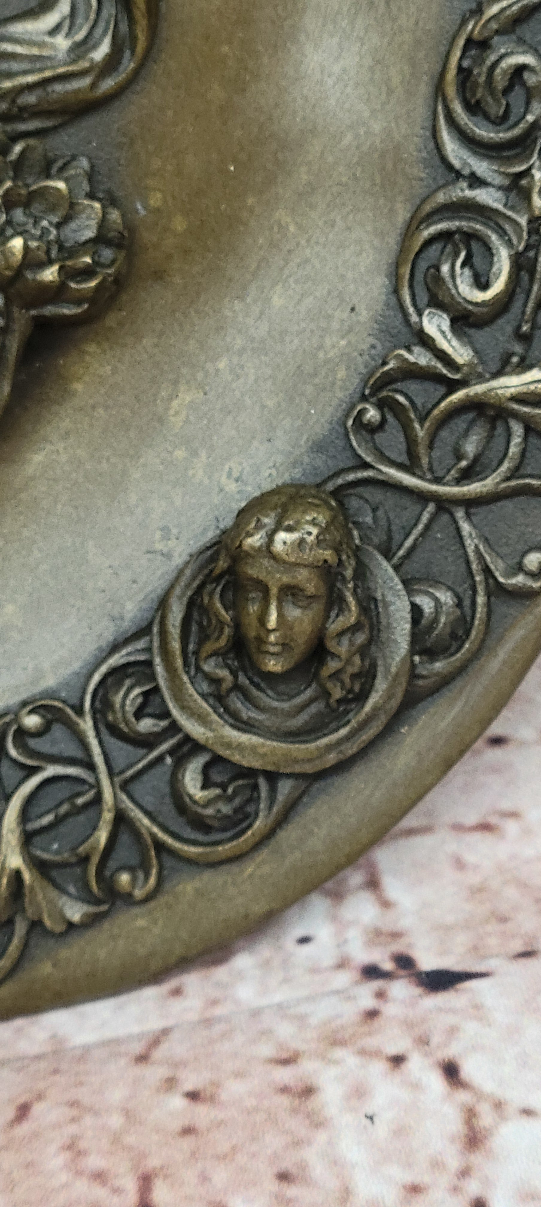 Signed Guardian Angel by Valli Bronze Wall Mount