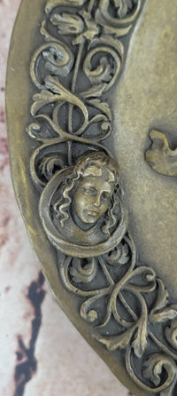 Signed Guardian Angel by Valli Bronze Wall Mount