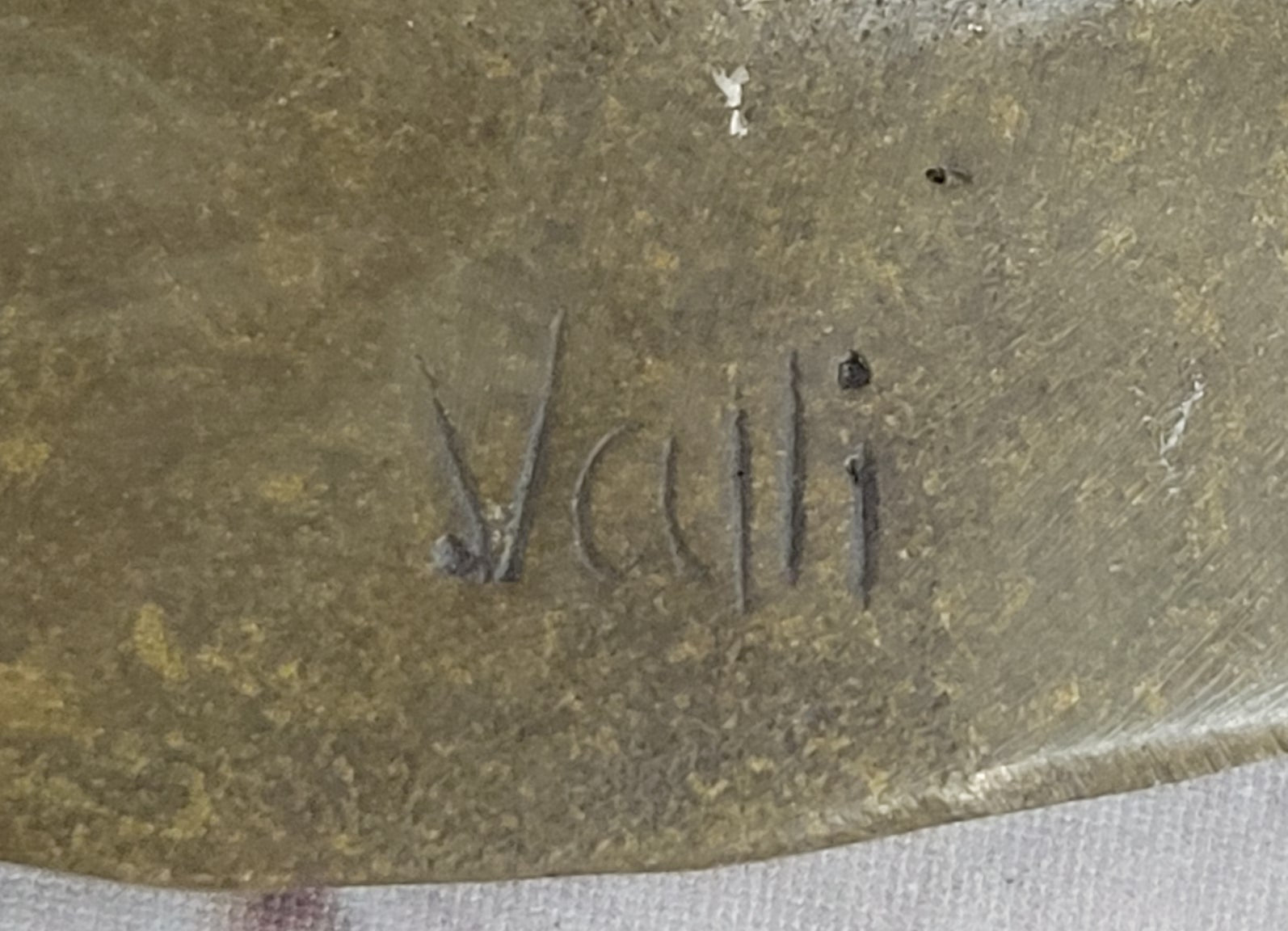 Signed Guardian Angel by Valli Bronze Wall Mount