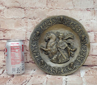 Bronze Athena Art - Goddess of Wisdom and War on Horse