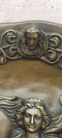 Bronze Athena Art - Goddess of Wisdom and War on Horse