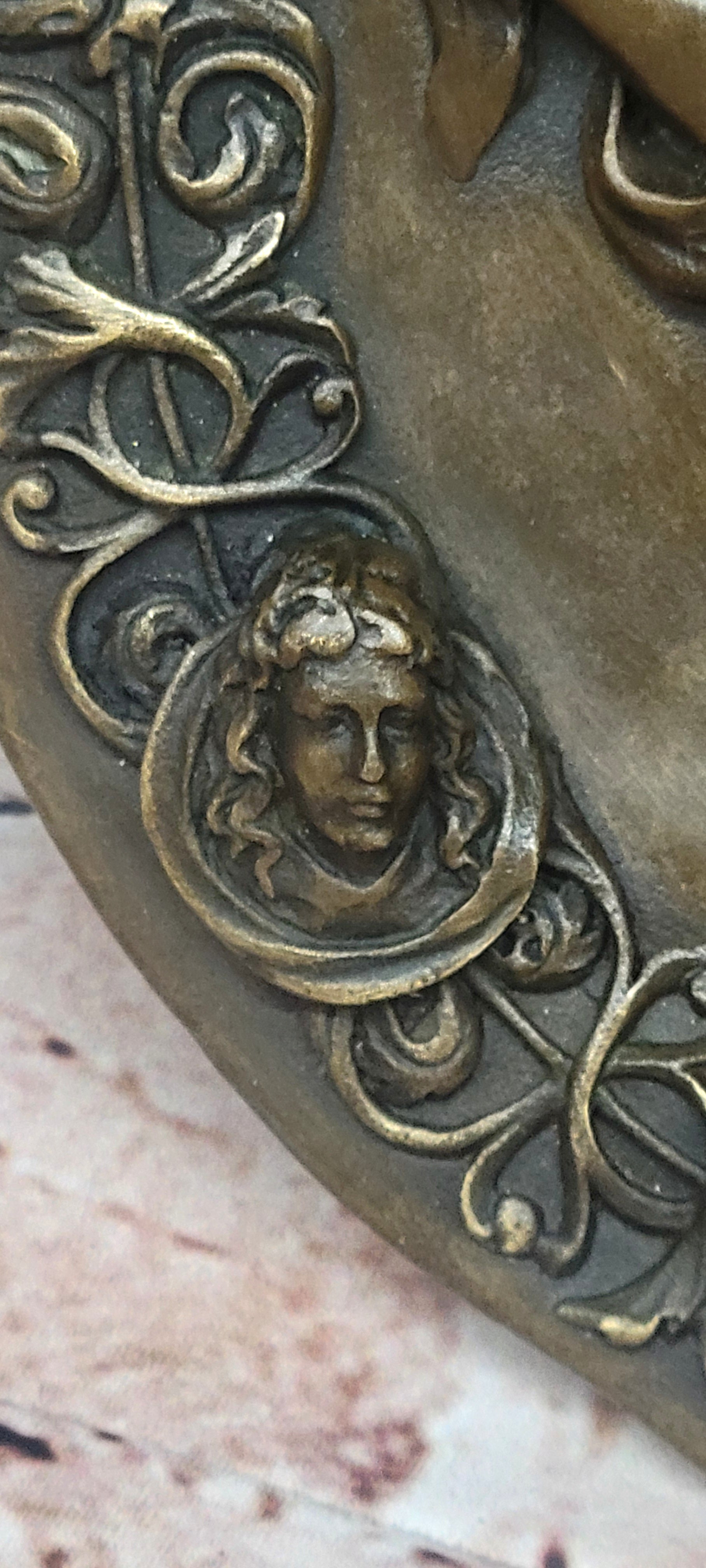Bronze Athena Art - Goddess of Wisdom and War on Horse
