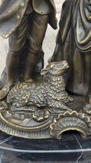 Romantic Scene Between British Officer Lord & Lady - Bronze
