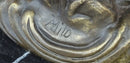 Romantic Scene Between British Officer Lord & Lady - Bronze