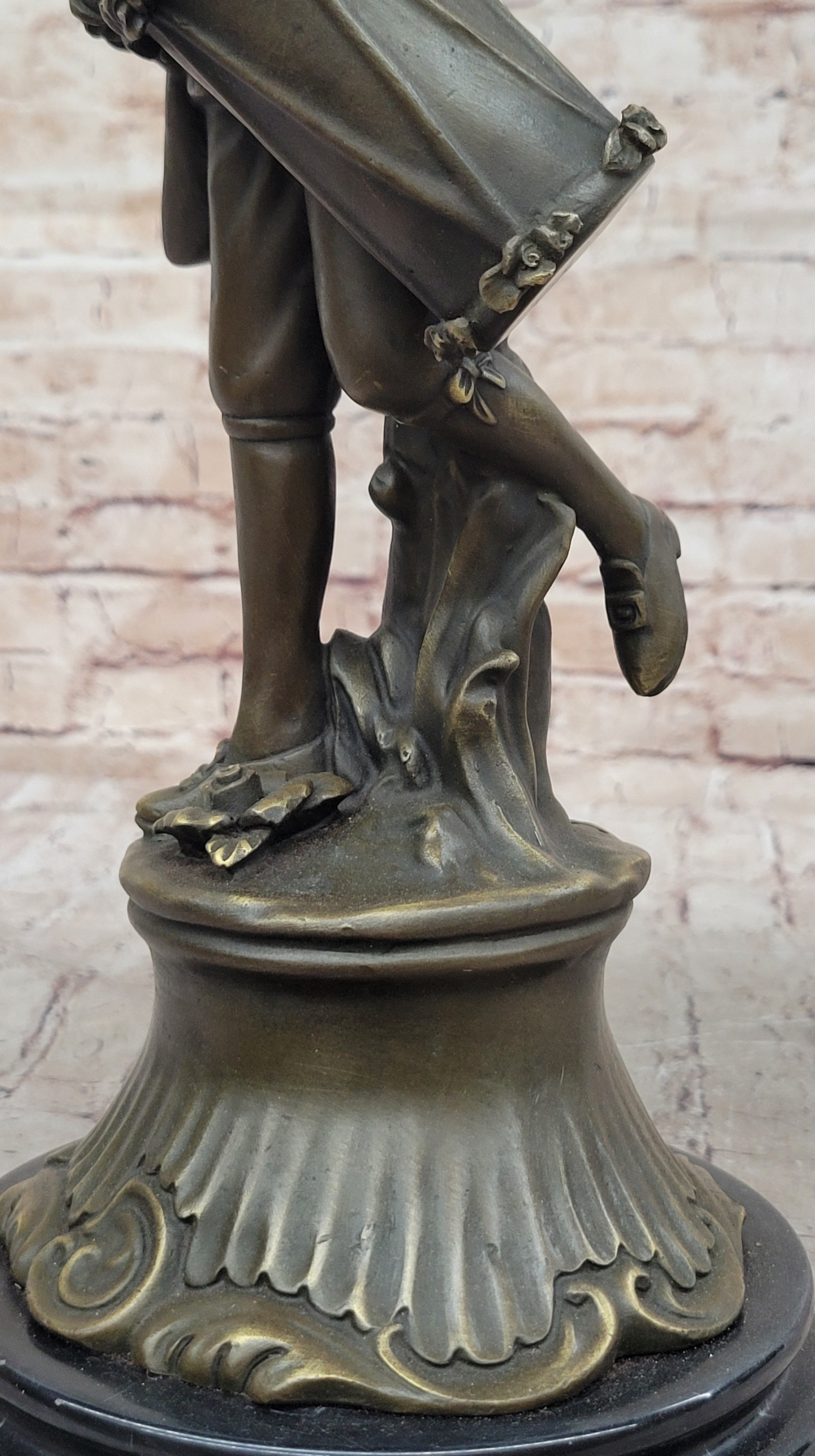 American Revolutionary War Drummer - Bronze Metal Figure by Milo
