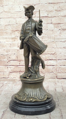 American Revolutionary War Drummer - Bronze Metal Figure by Milo