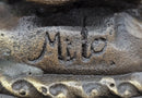 Roman Woman in Flowing Robes - Bronze Metal Sculpture by Milo