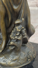 Mother and Child Bronze Sculpture – Family Moment