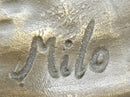 Young Woman Carrying Basket of Flowers - Bronze Sculpture by Milo