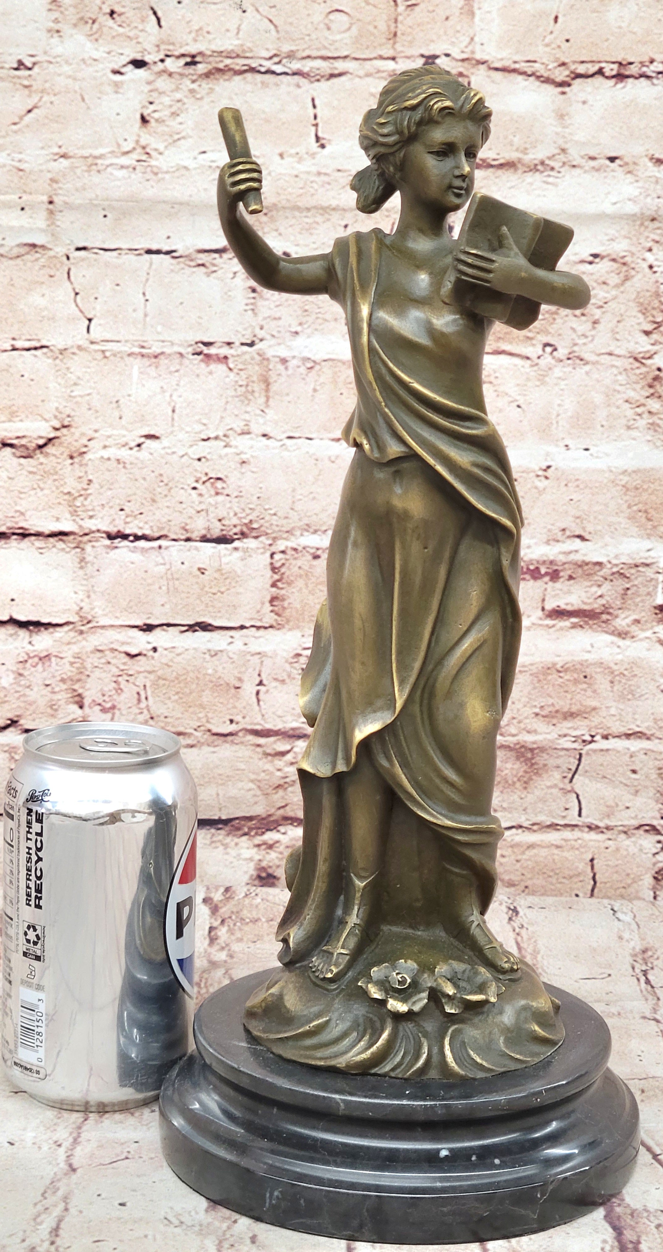 Athena Greek Goddess Bronze Sculpture by Milo