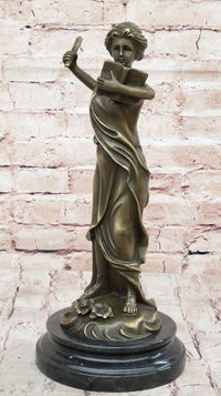 Athena Greek Goddess Bronze Sculpture by Milo