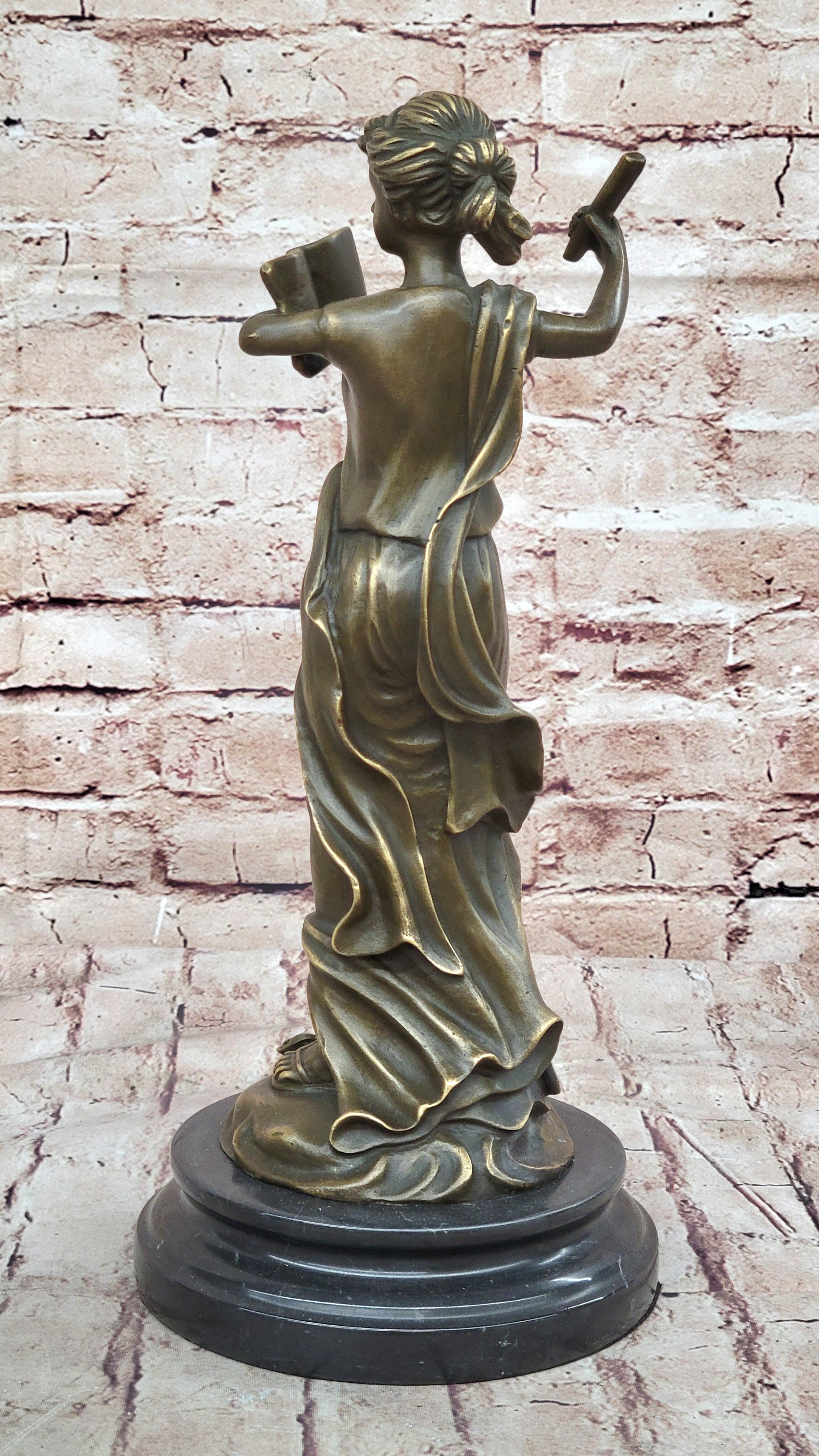 Athena Greek Goddess Bronze Sculpture by Milo