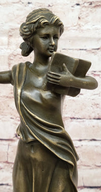 Athena Greek Goddess Bronze Sculpture by Milo