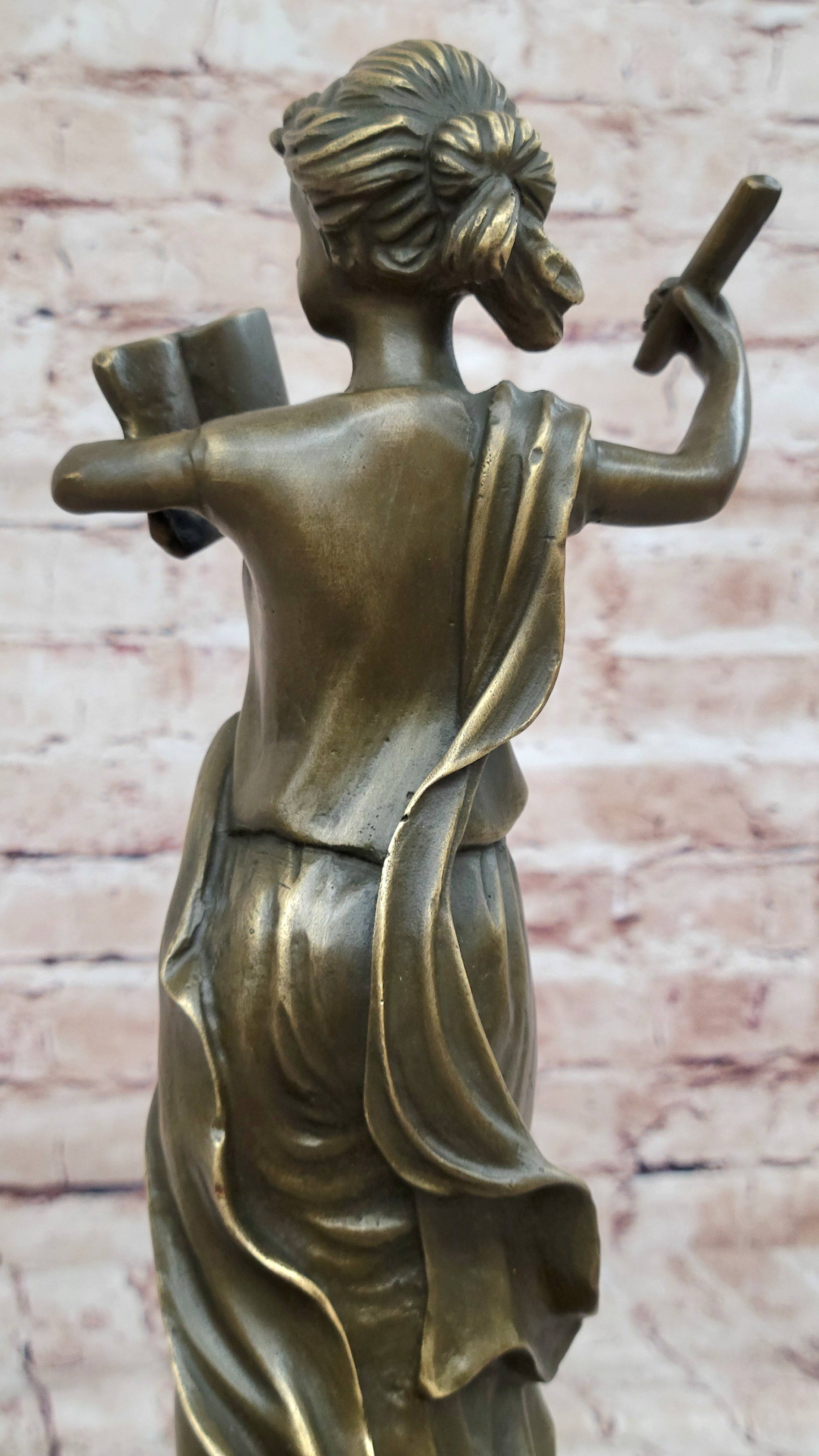 Athena Greek Goddess Bronze Sculpture by Milo